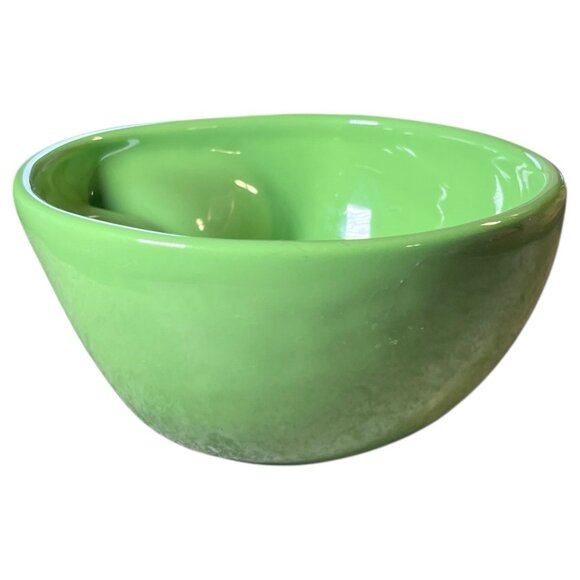 Vintage Buddah Bowl Elan McPherson 6" Flavour Design Coffee Soup Apple Green MCM - Picture 4 of 16